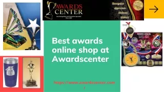 Best awards online shop at Awardscenter
