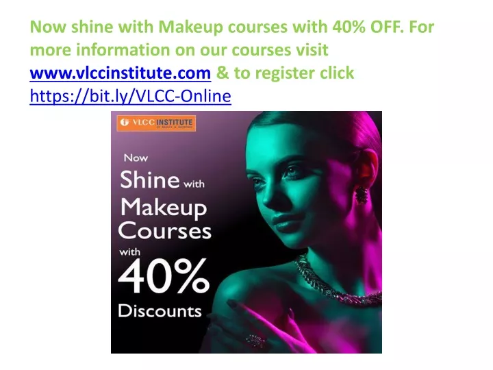 now shine with makeup courses with