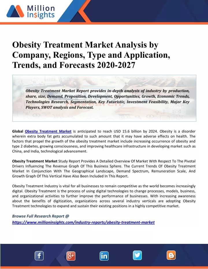 obesity treatment market analysis by company