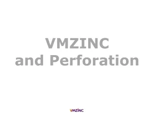 vmzinc and perforation