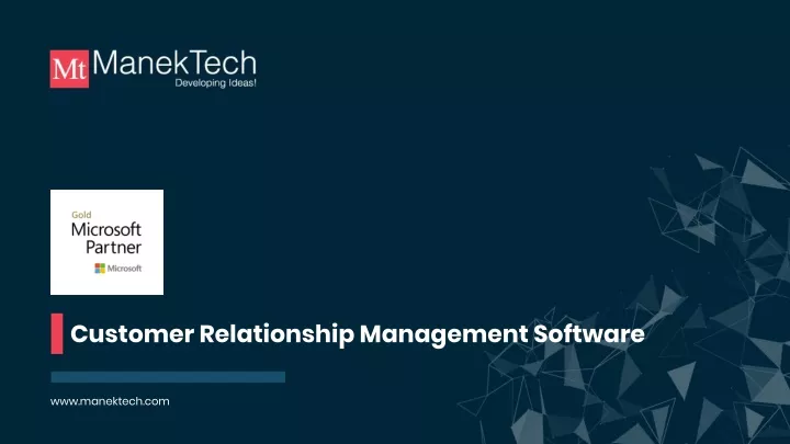 customer relationship management software