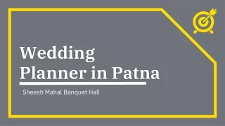 Wedding Planner in Patna