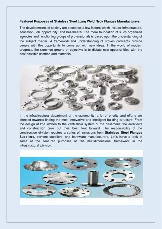 Stainless Steel Flanges manufacturer in China