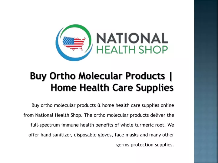 buy ortho molecular products home health care supplies