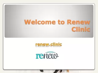 Welcome to Renew Clinic
