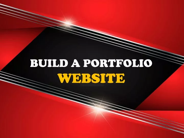 build a portfolio website