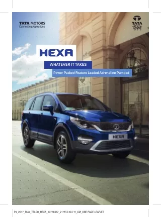 Tata Hexa - Reliable And Best SUV Car in Tanzania | Tanzania