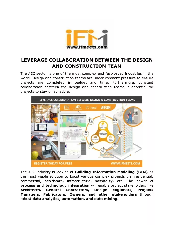 leverage collaboration between the design