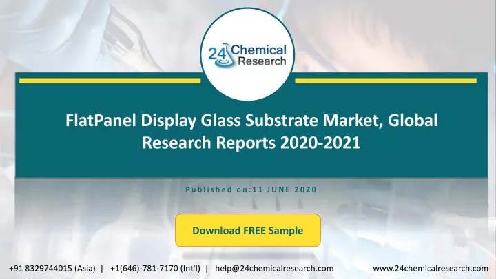 flatpanel display glass substrate market global