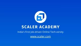 scaler academy