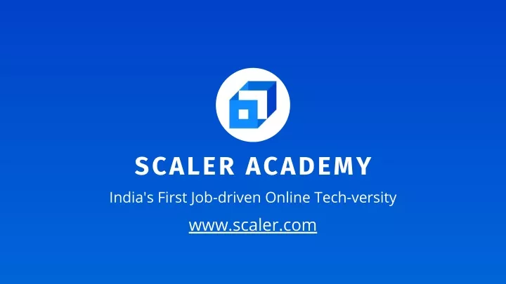 scaler academy