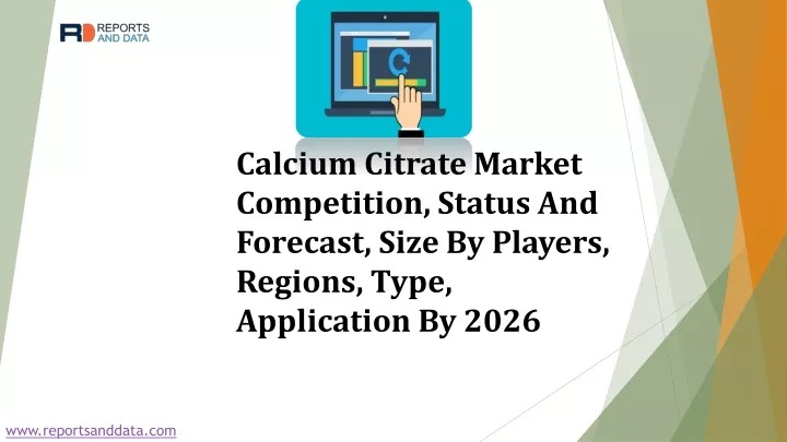 calcium citrate market competition status
