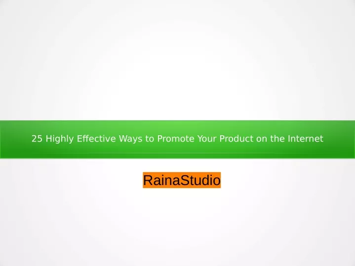 25 highly effective ways to promote your product