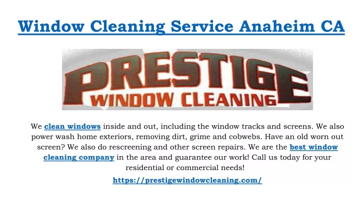 window cleaning service anaheim ca