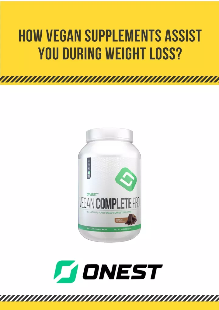 how vegan supplements assist you during weight