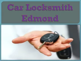 Car Locksmith Edmond