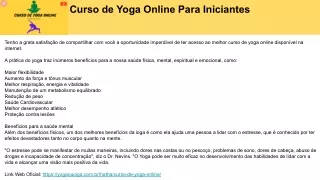Google Slides - Artigos de Yoga
