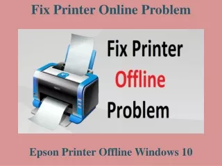 fix printer online problem
