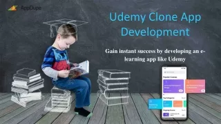 Get your e-learning app from an elite Udemy clone app development company