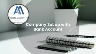 Company Set Up with Bank Account