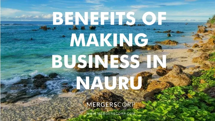 benefits of making business in nauru