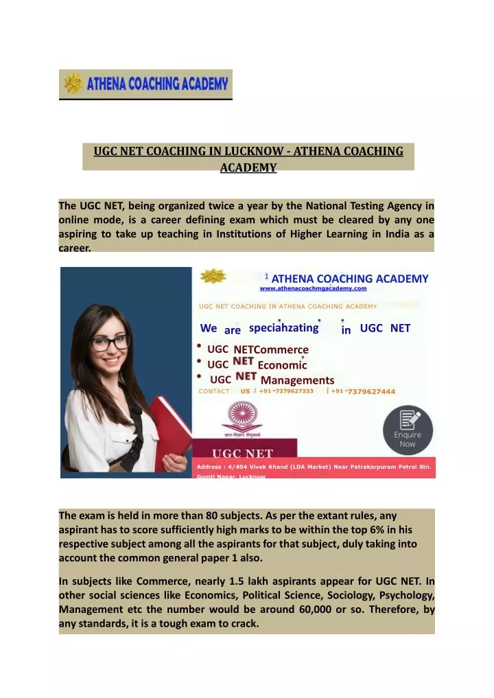 ugc net coaching in lucknow athena coaching