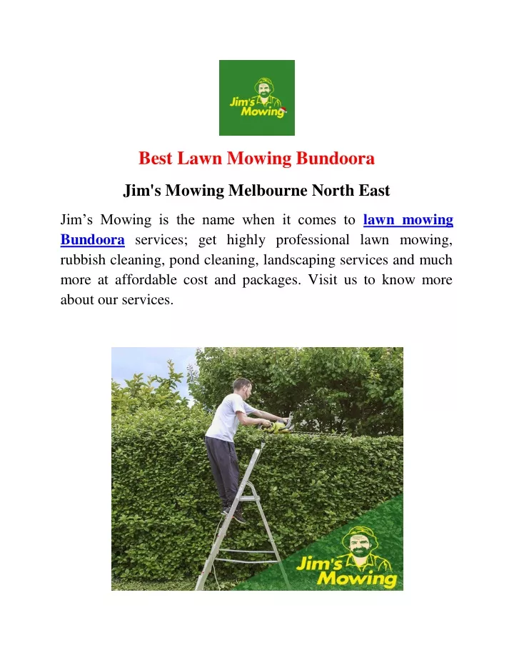 best lawn mowing bundoora