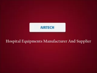 Medical Equipments Supplier