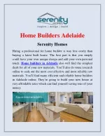 Home Builders Adelaide - slide 1