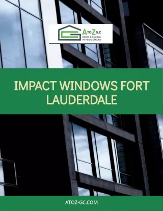 Impact Windows Fort Lauderdale