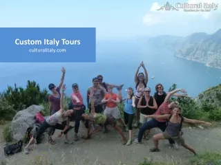 Custom Italy Tours