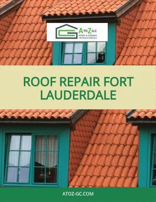 Roof Repair Fort Lauderdale