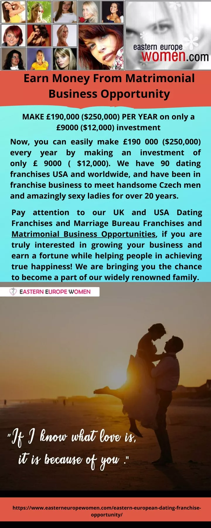 earn money from matrimonial business opportunity