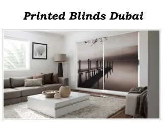 printed blinds dubai