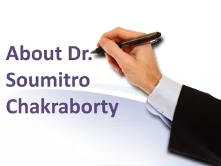 About Dr. Soumitro Chakraborty