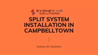 Split System AC Installation in Campbelltown – Sydney Air Solutions