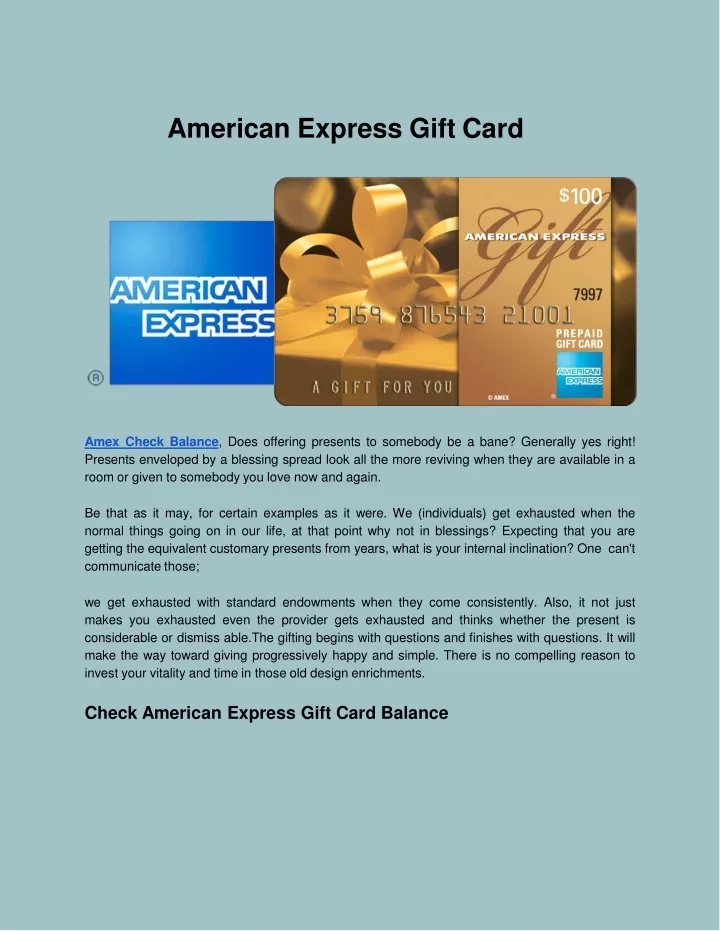 ✓ How To Activate American Express Amex Gift Card 🔴 - YouTube