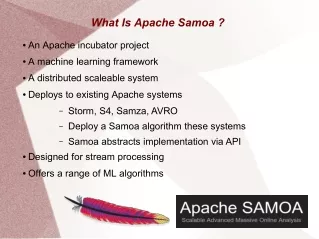 Apache Samoa ML