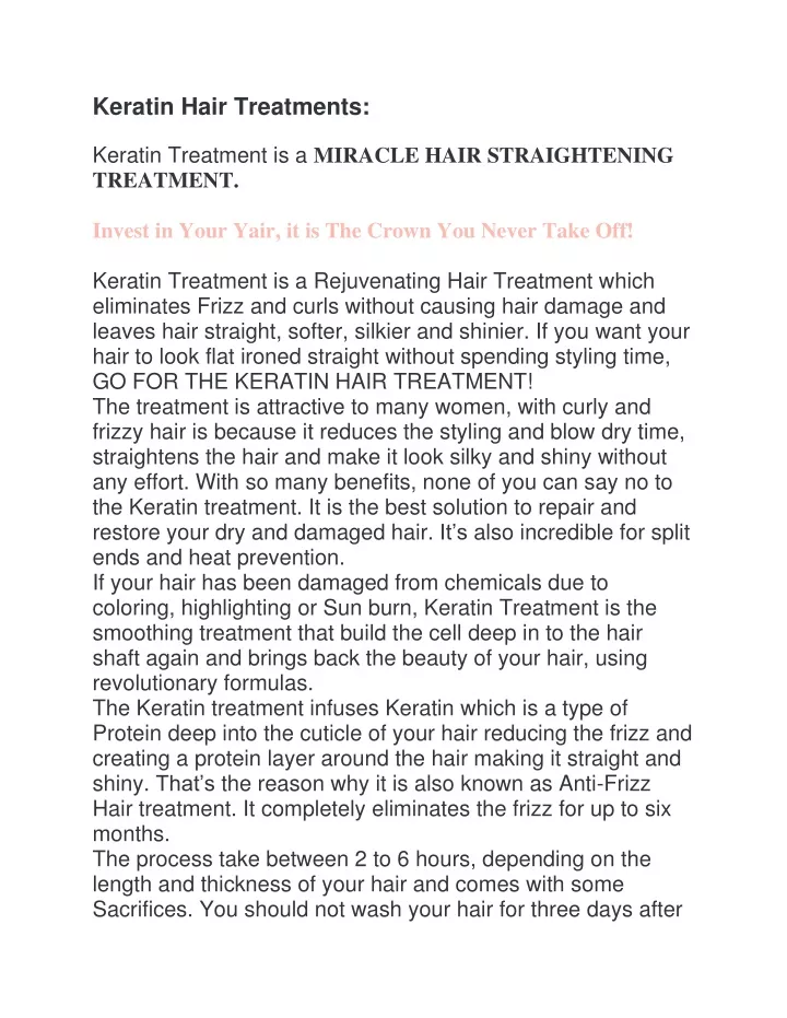 keratin hair treatments keratin treatment