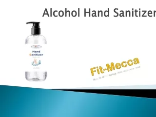 Alcohol Hand Sanitizer | Fit-Mecca