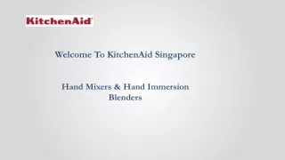 welcome to kitchenaid singapore