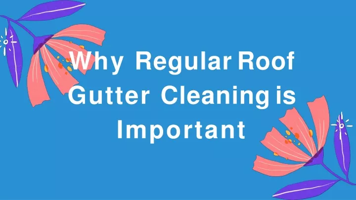 why regular roof gutter cleaning is important