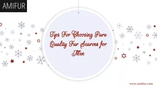 tips for choosing pure quality fur scarves for men