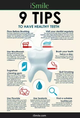 9 ways to Keep Your Teeth Healthy | iSmile