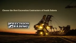 choose the best excavation contractors of south dakota