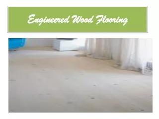 engineered wood flooring