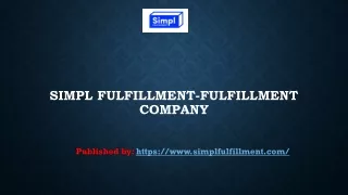 Fulfillment Company