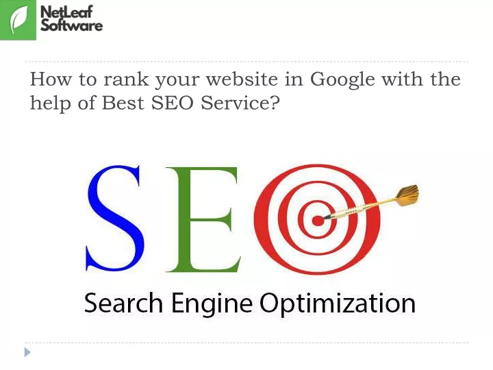 how to rank your website in google with the help of best seo service