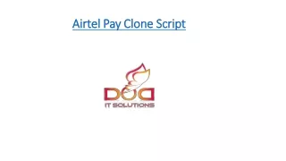 Airtel Pay Clone | Airtel Pay Clone Script | DOD IT SOLUTIONS