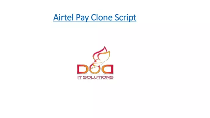 airtel pay clone script